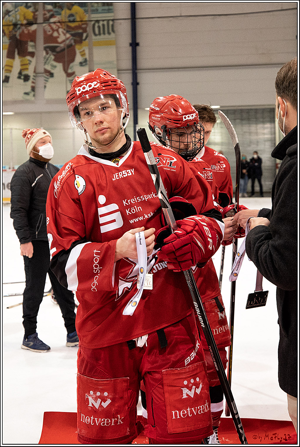 U20-DNL Meisterschaftsfinale;  Koelner Junghaie - Eisbaeren Juniors Berlin; Koeln, 27.03.2022